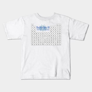 Suikoden III: 108 Stars of Destiny Periodic Table Kids T-Shirt